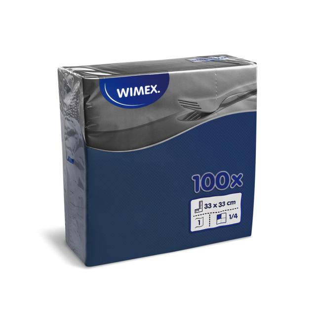 [HY070503] Papírové ubrousky 1-vrstvé GASTRO 33 x 33cm modré (100 ks)