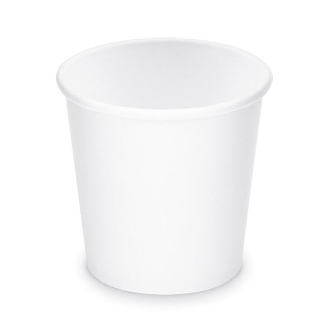 [HY076211] Papírové sklenice bílé Ø62 mm 110 ml 'XS' (50 ks)