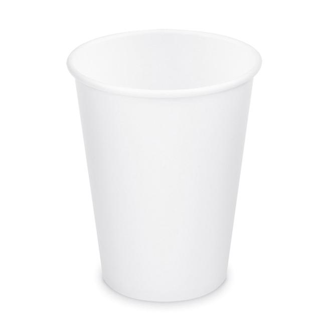 [HY076242] Papírové sklenice bílé Ø90 mm 420 ml 'L' (50 ks)