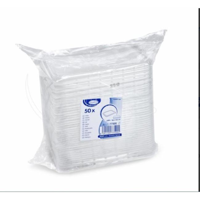 Víčko (PP) průhledné pro vaničku 186 x 133 mm (50 ks)