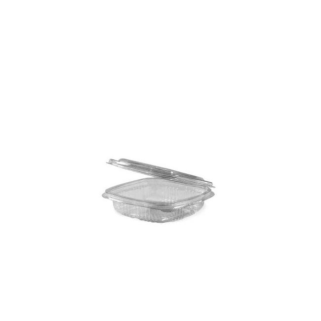 [HY077601] Obdélníková průhledná miska s víkem 125 ml PET (50 ks)