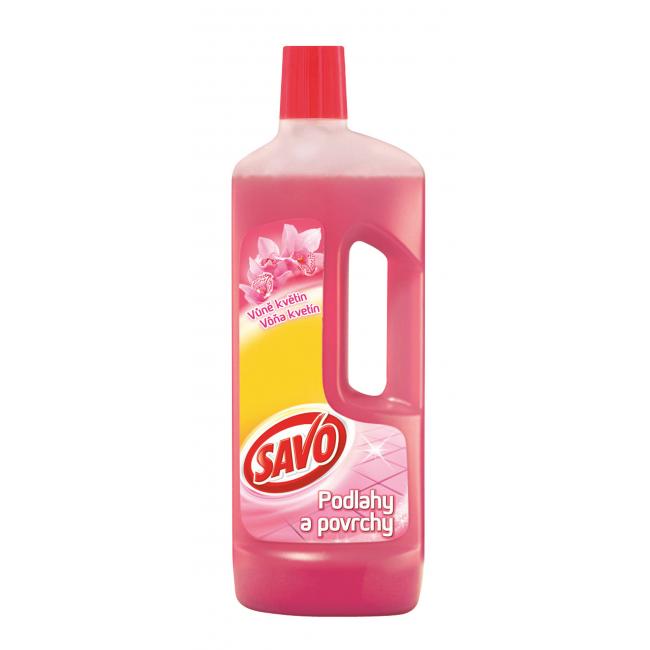 [HY102059] Savo UNI čistič na podlahy a povrchy 750 ml - Vůně květin