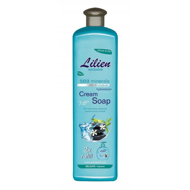 [HY126918] Tekuté mýdlo krémové Lilien 1l Sea minerals