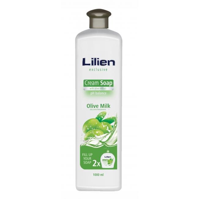 [HY126920] Tekuté mýdlo krémové Lilien 1l Oliva milk