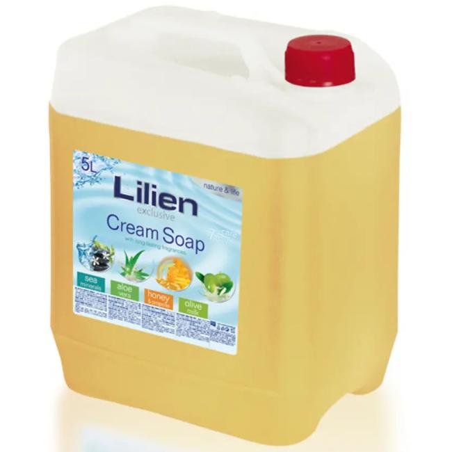Tekuté mýdlo krémové Lilien 5l Honey