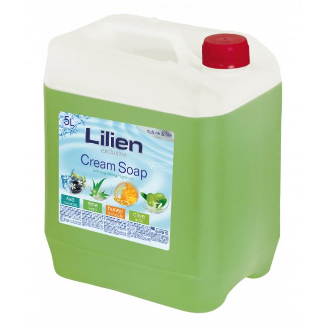Tekuté mýdlo krémové Lilien 5l Aloe vera