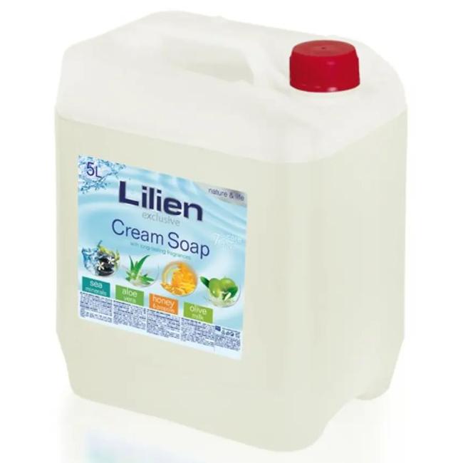 [HY126927] Tekuté mýdlo krémové Lilien 5l Oliva milk