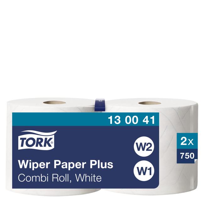 [HY130041] Papírové utěrky v roli 2-vrstv. TORK bílé W1/W2 (2 ks)