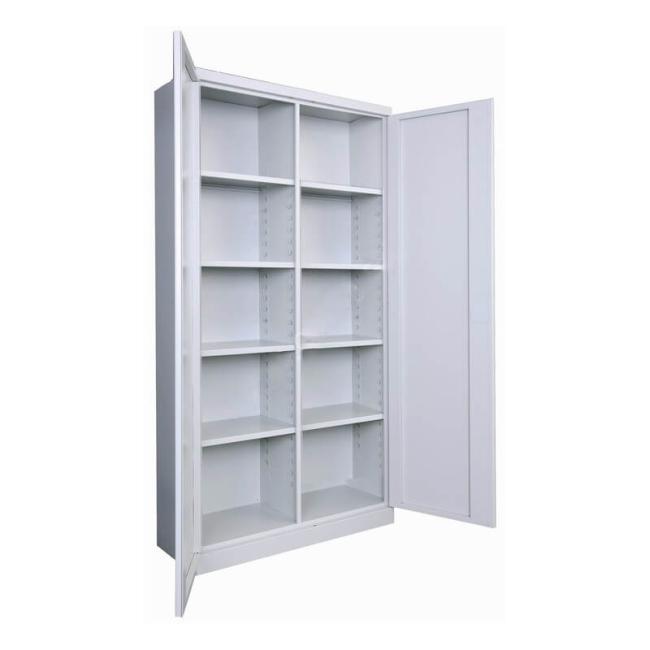 [AA000149] Kancelářská skříň pro dokumenty, 8 polic, v 192 x š 100 xh 38 cm, barva RAL7035 šedá