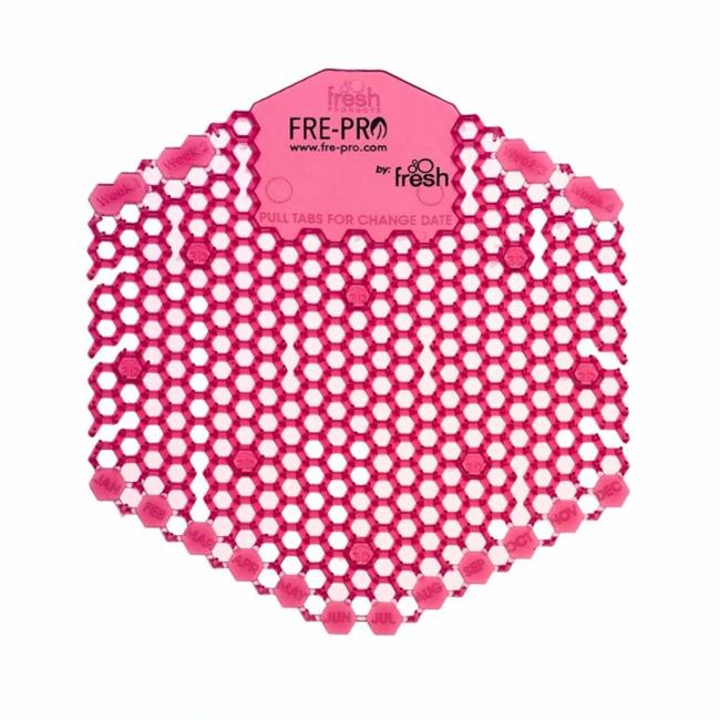 [HY155231] Pisoárové sítko Fre-Pro WAVE 3D - Kiwi / grapefruit (červené) 1 ks