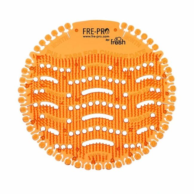 [HY155237] Pisoárové sítko Fre-Pro Wave 2 - Mango (oranžové) 2 ks