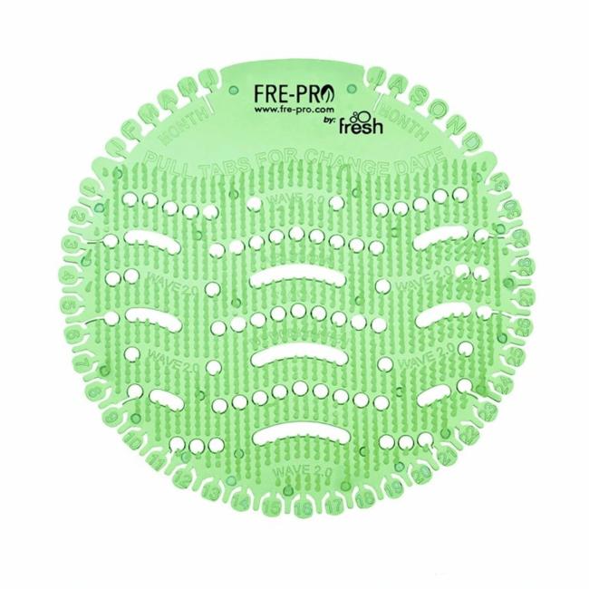 Pisoárové sítko Fre-Pro Wave 2 - Okurka / meloun (zelené) 2 ks