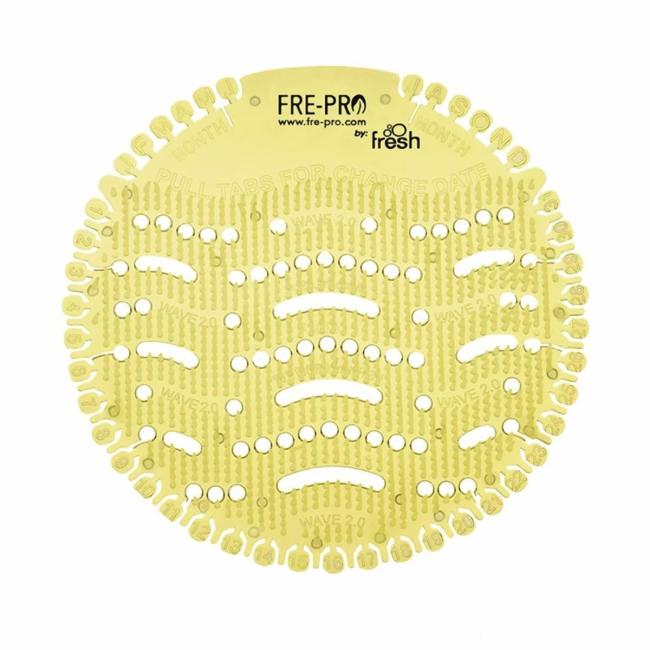 [HY155245] Pisoárové sítko Fre-Pro Wave 2 - Citron (žluté) 2 ks