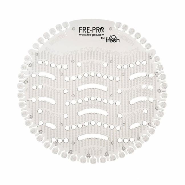 Pisoárové sítko Fre-Pro Wave 2 - Zimolez (bílé) 2 ks