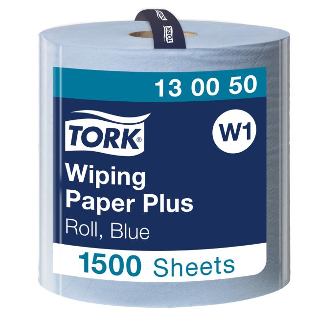 Papírové utěrky v roli Tork Plus, 2vrs., návin 510 m W1