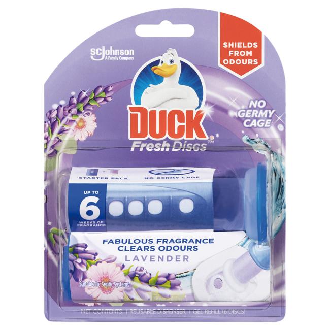 [HY165060] DUCK Fresh Discs WC gel 36 ml Levandule