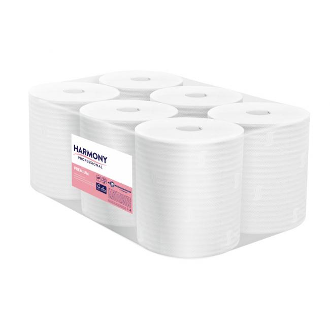 [HY165300] Papírové utěrky v roli 2-vrstvé 100% celulóza Autocut, návin 130 m, 1 ks