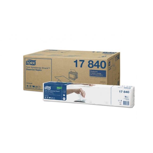 [HY178400] Papírové ubrousky 1-vrstv. TORK Xpressnap Snack bílé N10 (8 x 5 x 225 ks)