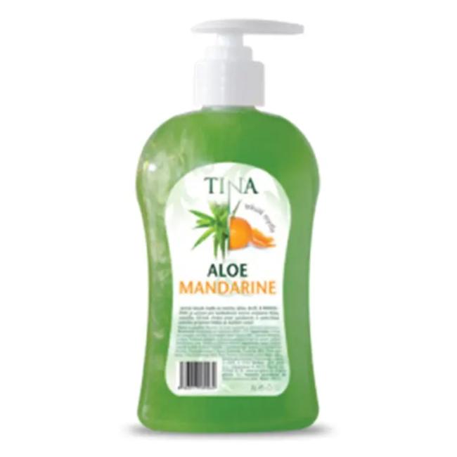 Tina tekuté mýdlo s dávkovačem 500 ml - Aloe & mandarine