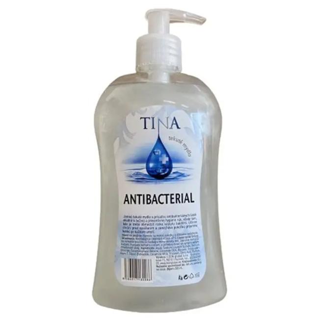 Tina tekuté mýdlo s dávkovačem 500 ml - Antibacterial