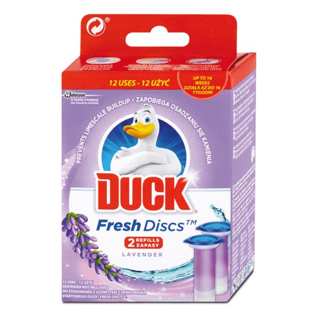 [HY212418] Náhrada DUCK Fresh Discs WC gel 2 x 36 ml Levandule