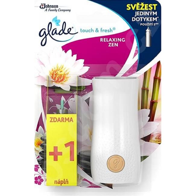 Glade Touch&Fresh osvěžovač + 2 x 10 ml náplň Relaxing Zen