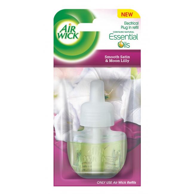 Air Wick náplň do elektr.osvěžovače - 19 ml Měsíční Lilie & Satén