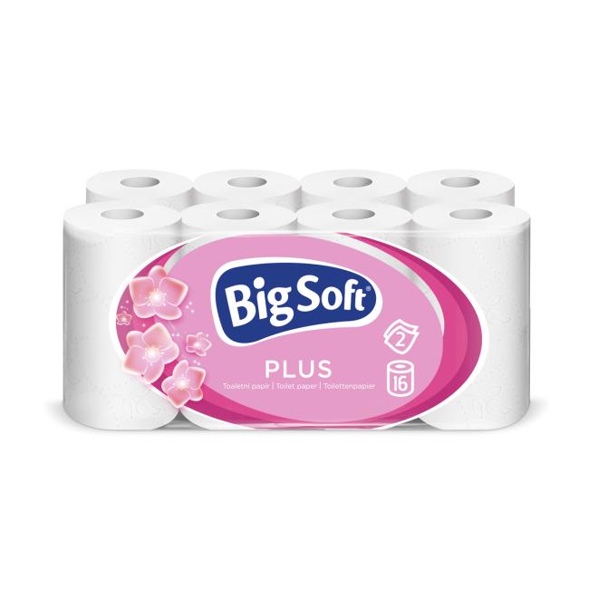 [HY231789] Toaletní papír 2-vrstvý Big Soft 16ks, 17,6m