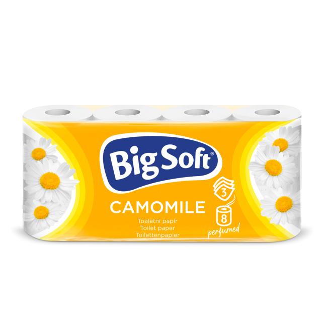 [HY232380] Toaletní papír 3-vrstvý Big Soft Camomile 8ks, 16,5m