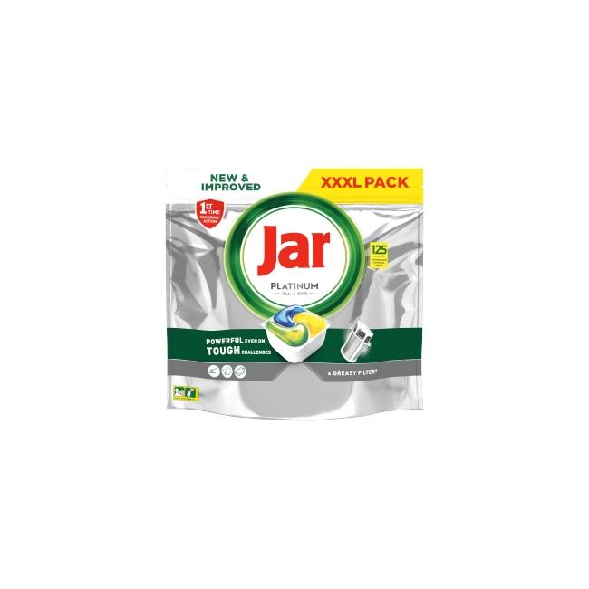 JAR tablety do myčky nádobí Platinum All in One Lemon 125ks