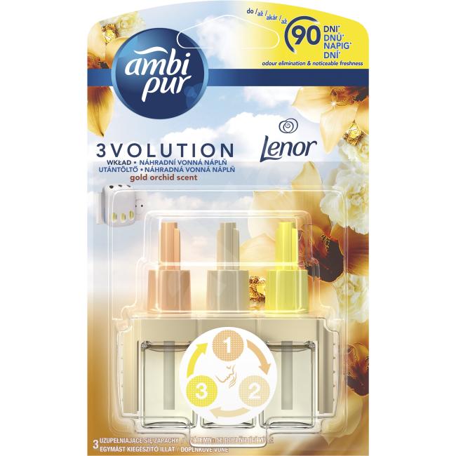 [HY240121] Ambi Pur 3Volution náplň do osvěžovače 20 ml Gold Orchidea