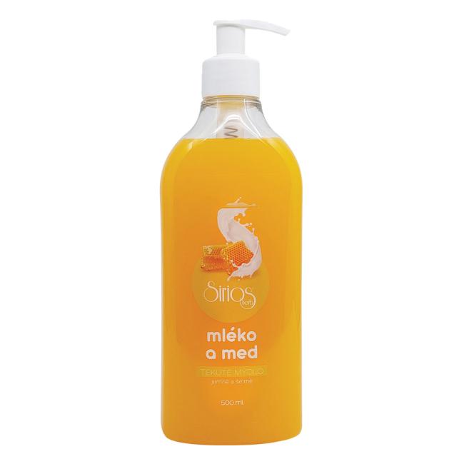 [HY256373] Sirios Herb tekuté mýdlo 500 ml - Mléko&Med