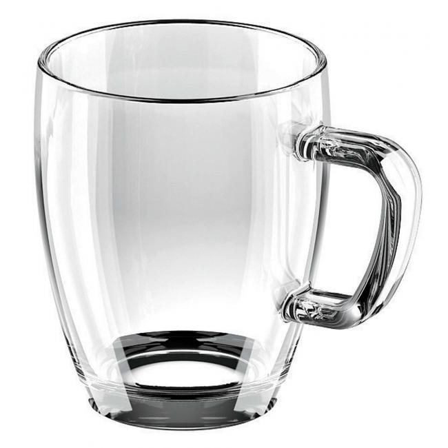 Hrníčky skleněné CREMA 400ml 6ks
