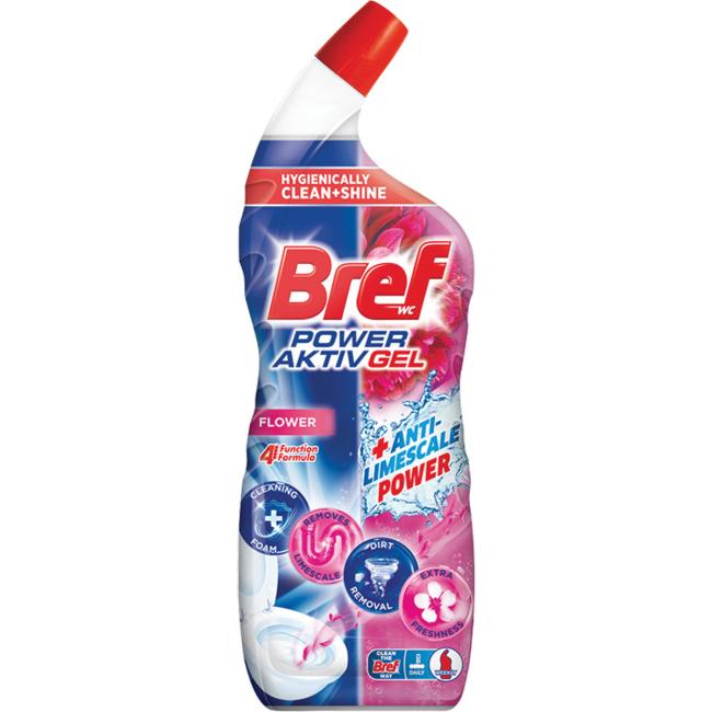 Bref WC Power Aktiv gel 700 ml Flower