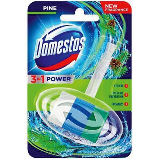 [HY349885] Domestos 3 in1 WC blok závěsný tuhý Pine 35 g
