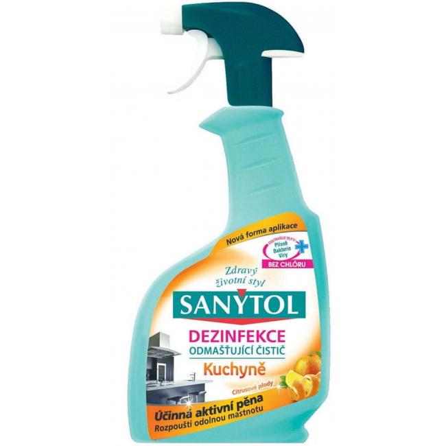 Sanytol KUCHYNĚ odmašťovač s rozprašovačem 500 ml