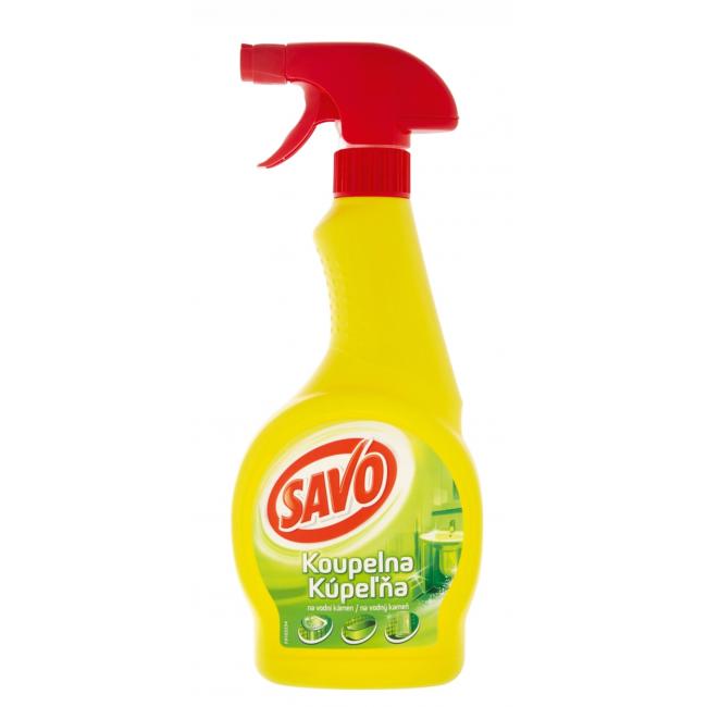 Savo KOUPELNA na vodní kámen s rozprašovačem 500ml