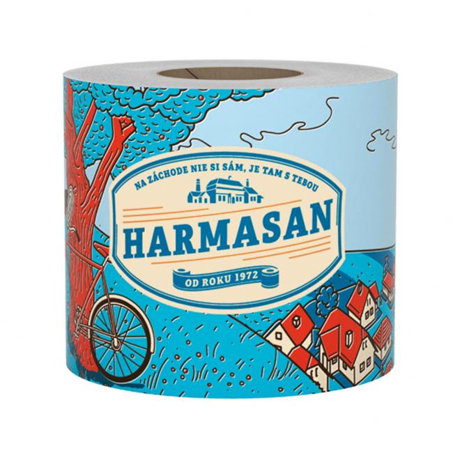 [HY400010] Toaletní papír 1-vrstvý HARMASAN barva přírodní 50 m