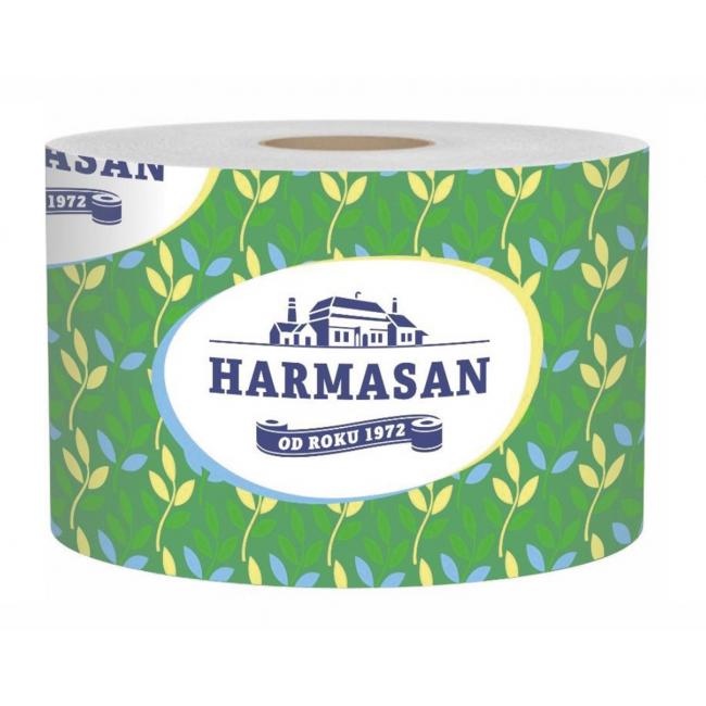 Toaletní papír 2-vrstvý HARMASAN bílý, návin 69 m (1 ks)