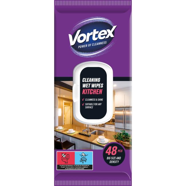 [HY400702] Vlhčené utěrky do kuchyně, 48 ks