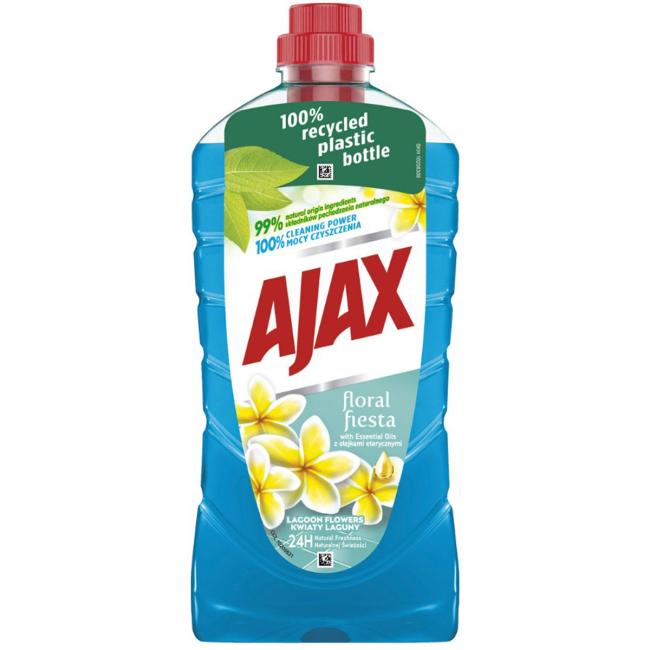 [HY411625] Ajax na podlahy Floral Fiesta 1 l Lagoon Flowers (modrý)