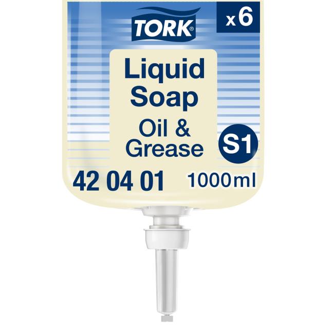 [HY420401] Tekuté mýdlo TORK průmyslové na ruce 1 l S1