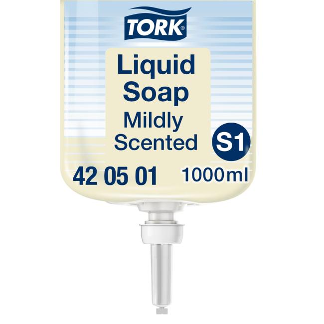 [HY421501] Tekuté mýdlo TORK jemné 1 l světle žluté S1