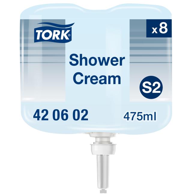 [HY421602] Tekuté mýdlo TORK na vlasy a tělo 475 ml do mini dávkovače TORK modré S2