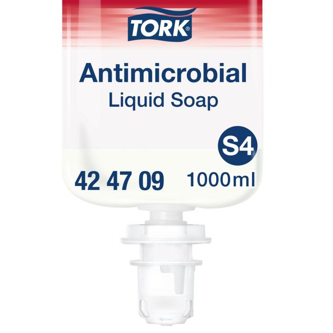 Tekuté mýdlo TORK antimikrobiální na ruce S4 1000ml