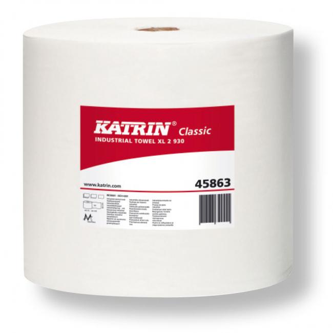 Papírové utěrky v role 2-vrstvé KATRIN Classic XL 260 m (2 ks)