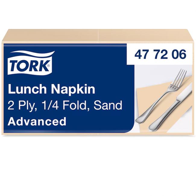 [HY477206] Papírové ubrousky 2-vrstv. TORK Exclusiv 33 x 33 cm, slonová kost/ 200 ks