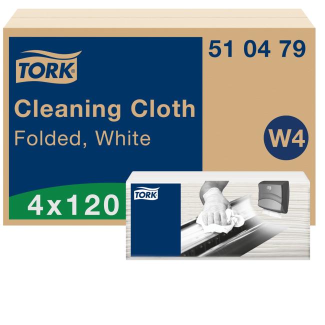 [HY510178] Utěrka TORK jemná čistící 1-vrstv. W4 (120ks)