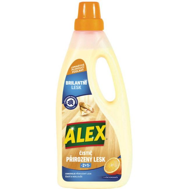Alex čistič přirozený lesk 2v1 na laminát pomeranč 750ml