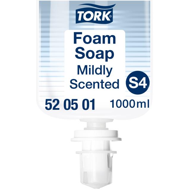 Pěnové mýdlo TORK jemné 1 l transparentní S4